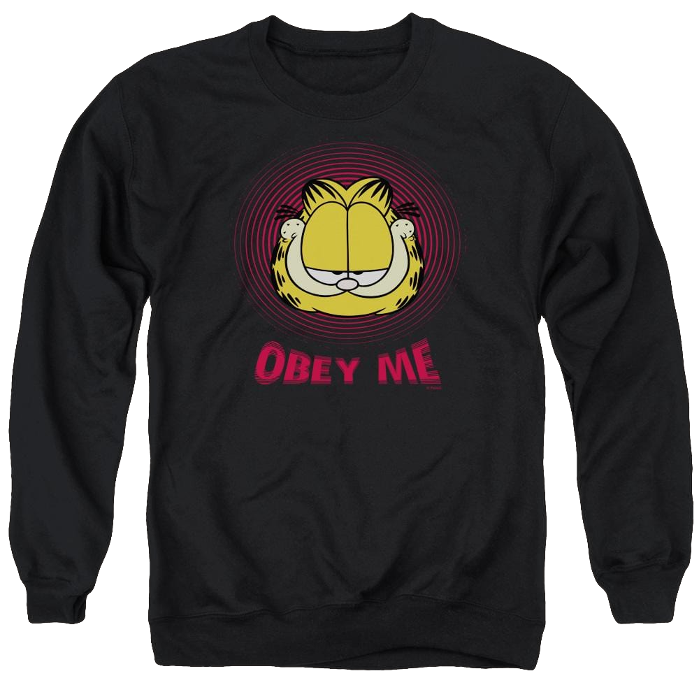 Garfield Obey Me - Men's Crewneck Sweatshirt Men's Crewneck Sweatshirt Garfield   