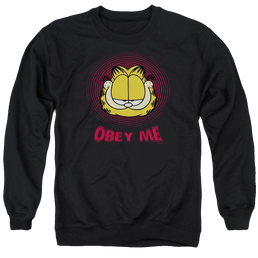 Garfield Obey Me - Men's Crewneck Sweatshirt Men's Crewneck Sweatshirt Garfield   