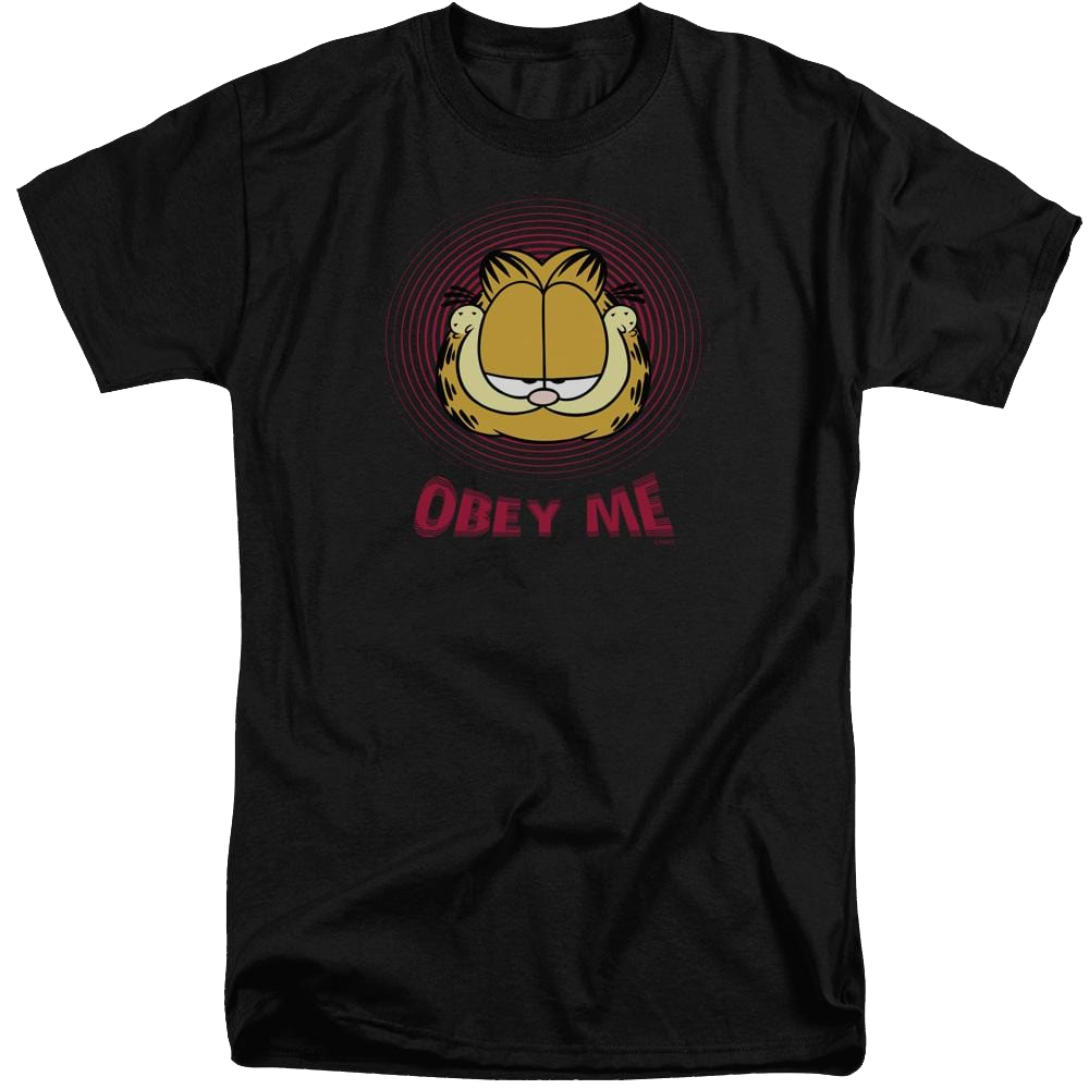 Garfield Obey Me - Men's Tall Fit T-Shirt Men's Tall Fit T-Shirt Garfield   