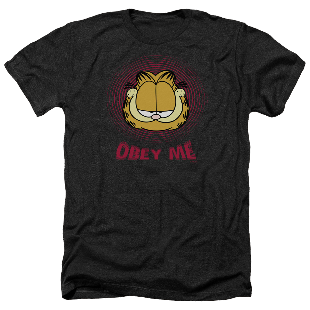 Garfield Obey Me - Men's Heather T-Shirt Men's Heather T-Shirt Garfield   