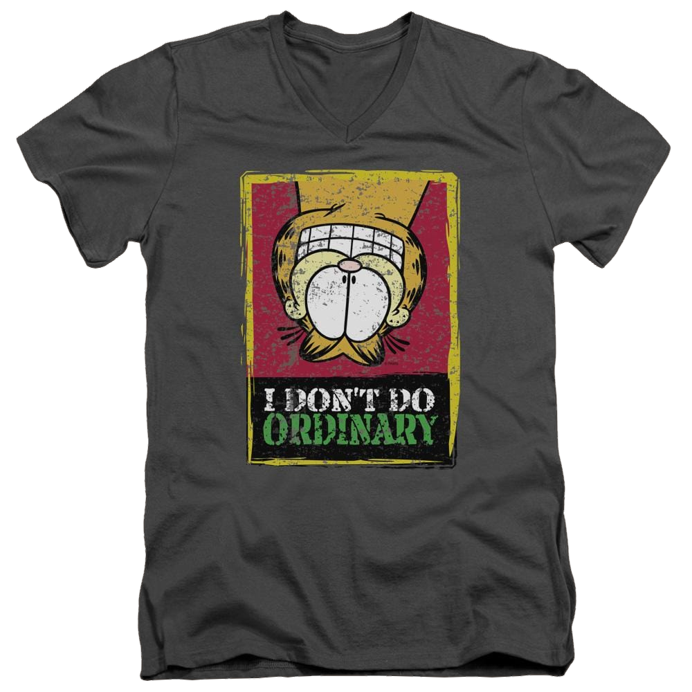 Garfield I Dont Do Ordinary - Men's V-Neck T-Shirt Men's V-Neck T-Shirt Garfield   