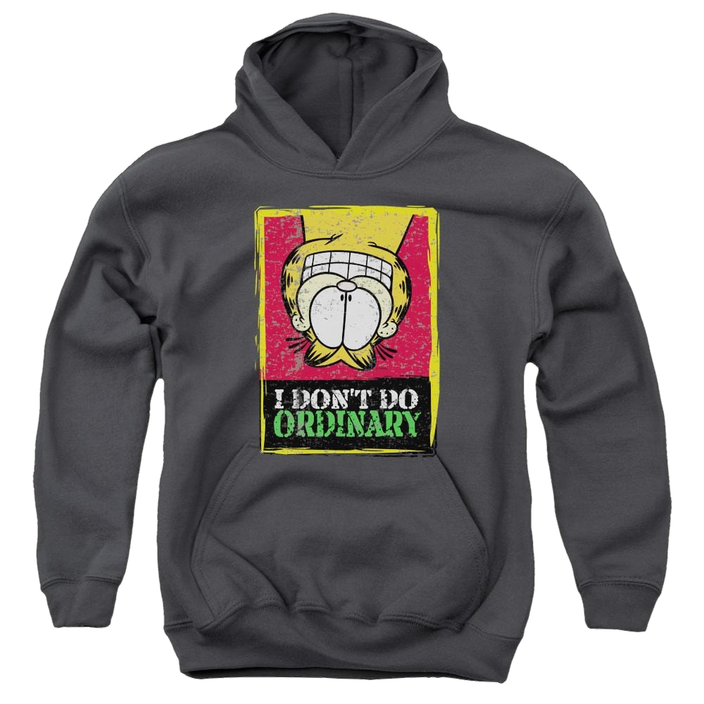 Garfield I Dont Do Ordinary - Youth Hoodie (Ages 8-12) Youth Hoodie (Ages 8-12) Garfield   