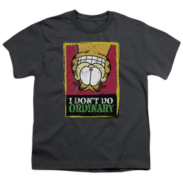 Garfield I Dont Do Ordinary - Youth T-Shirt (Ages 8-12) Youth T-Shirt (Ages 8-12) Garfield   