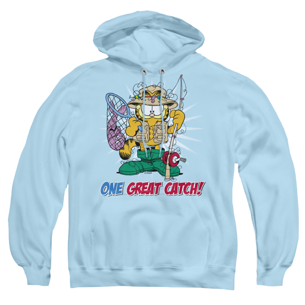 Garfield One Great Catch - Pullover Hoodie Pullover Hoodie Garfield   