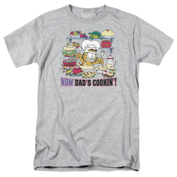 Garfield Now Dads Cooking - Men's Regular Fit T-Shirt Men's Regular Fit T-Shirt Garfield   