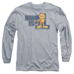 Garfield Dad Is Number One - Men's Long Sleeve T-Shirt Men's Long Sleeve T-Shirt Garfield   