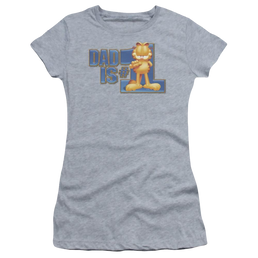 Garfield Dad Is Number One - Juniors T-Shirt Juniors T-Shirt Garfield   