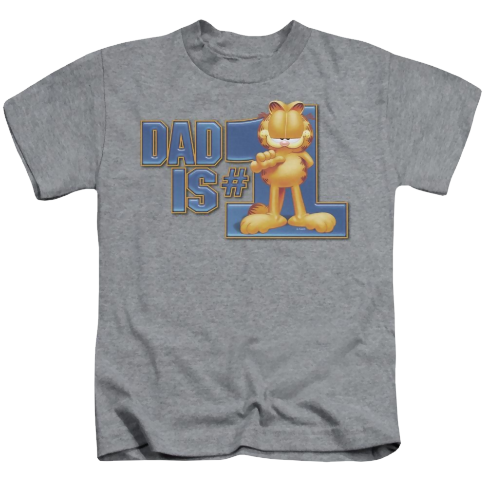 Garfield Dad Is Number One - Kid's T-Shirt (Ages 4-7) Kid's T-Shirt (Ages 4-7) Garfield   