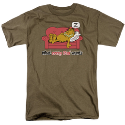 Garfield What Every Dad Wants - Men's Regular Fit T-Shirt Men's Regular Fit T-Shirt Garfield   