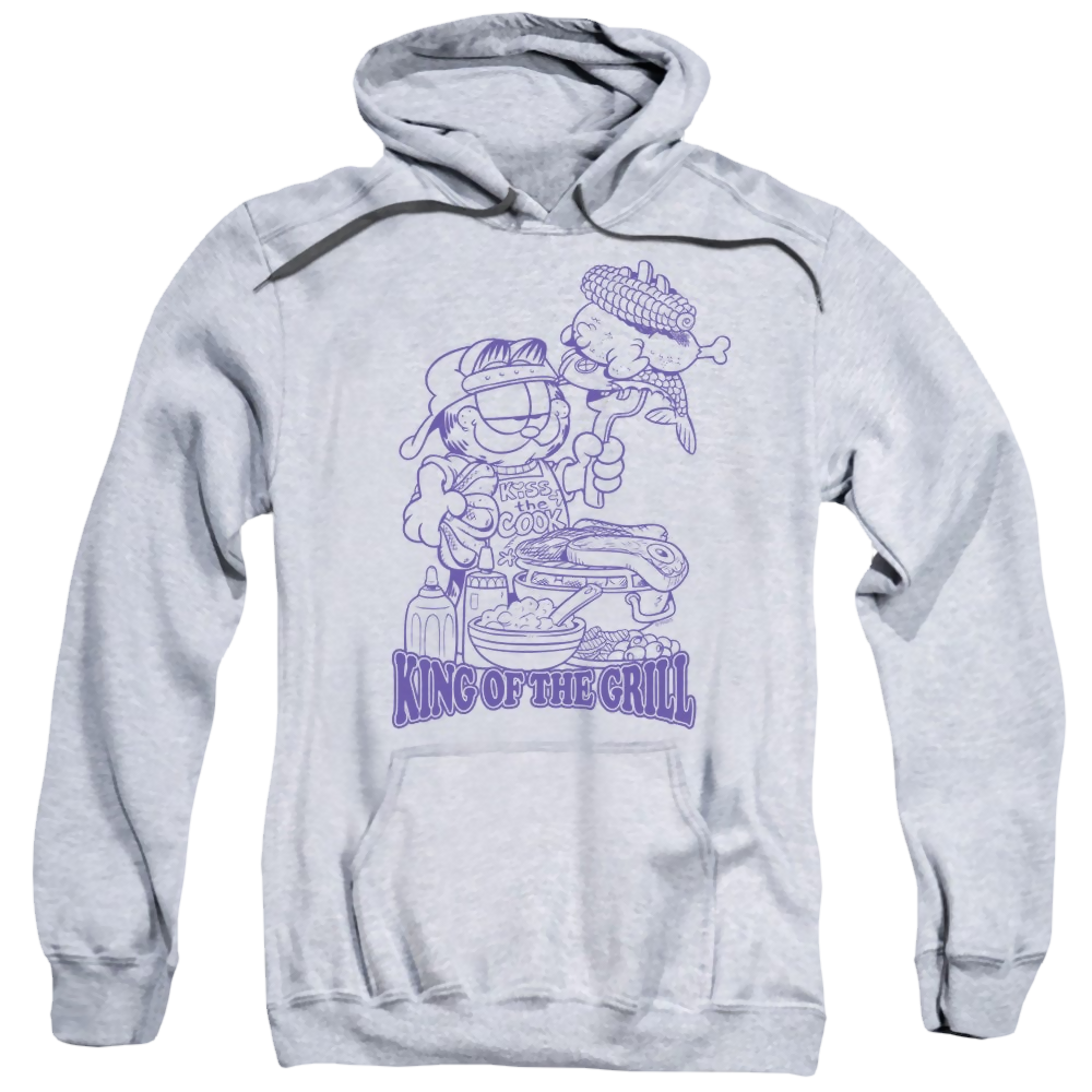 Garfield King Of The Grill - Pullover Hoodie Pullover Hoodie Garfield   