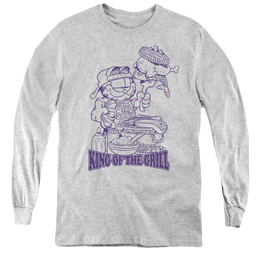 Garfield King Of The Grill - Youth Long Sleeve T-Shirt Youth Long Sleeve T-Shirt Garfield   