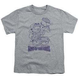 Garfield King Of The Grill - Youth T-Shirt (Ages 8-12) Youth T-Shirt (Ages 8-12) Garfield   