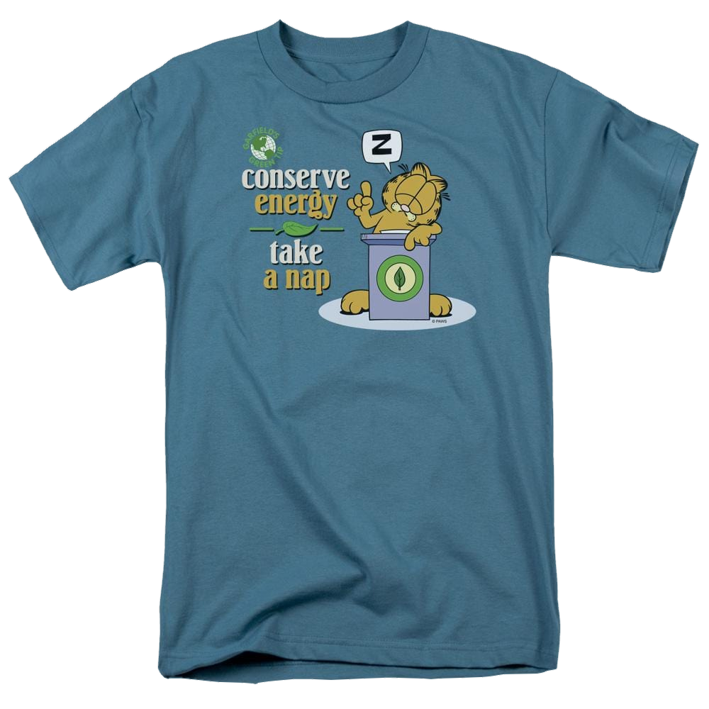 Garfield Conserve Energy - Men's Regular Fit T-Shirt Men's Regular Fit T-Shirt Garfield   