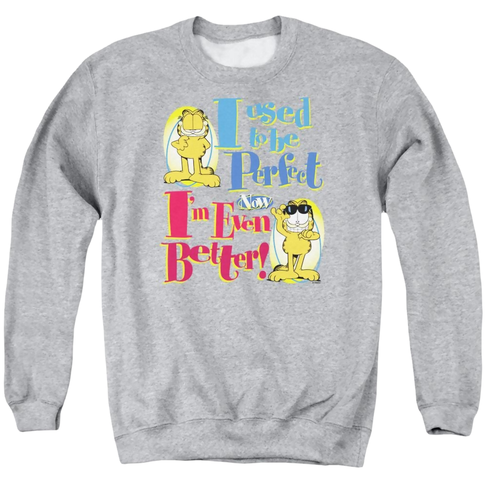 Garfield Even Better - Men's Crewneck Sweatshirt Men's Crewneck Sweatshirt Garfield   