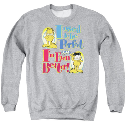 Garfield Even Better - Men's Crewneck Sweatshirt Men's Crewneck Sweatshirt Garfield   
