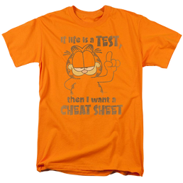 Garfield Cheat Sheet - Men's Regular Fit T-Shirt Men's Regular Fit T-Shirt Garfield   