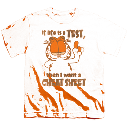 Garfield Cheat Sheet - Youth T-Shirt (Ages 8-12) Youth T-Shirt (Ages 8-12) Garfield   