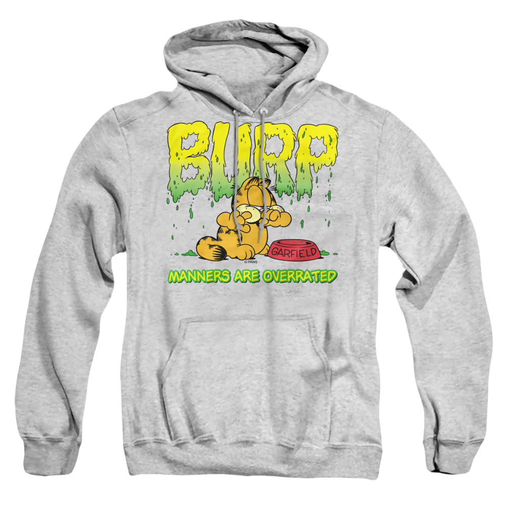 Garfield Manners - Pullover Hoodie Pullover Hoodie Garfield   