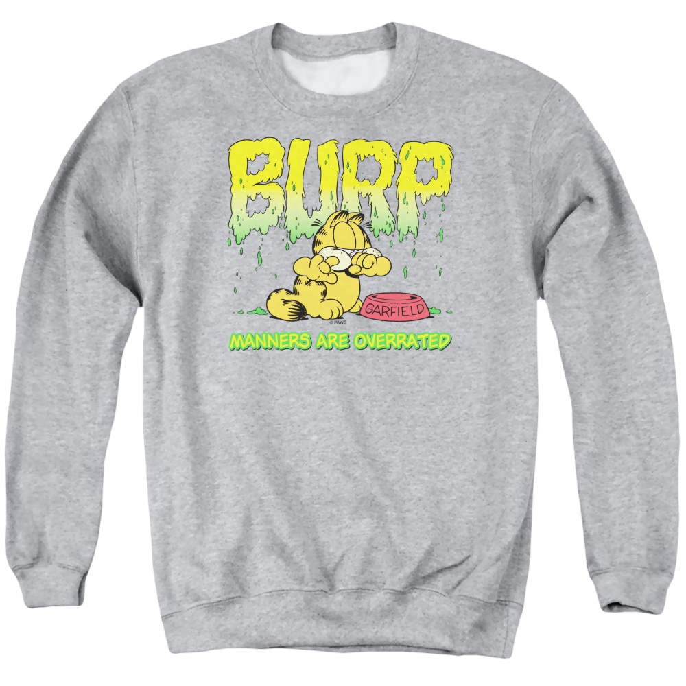 Garfield Manners - Men's Crewneck Sweatshirt Men's Crewneck Sweatshirt Garfield   