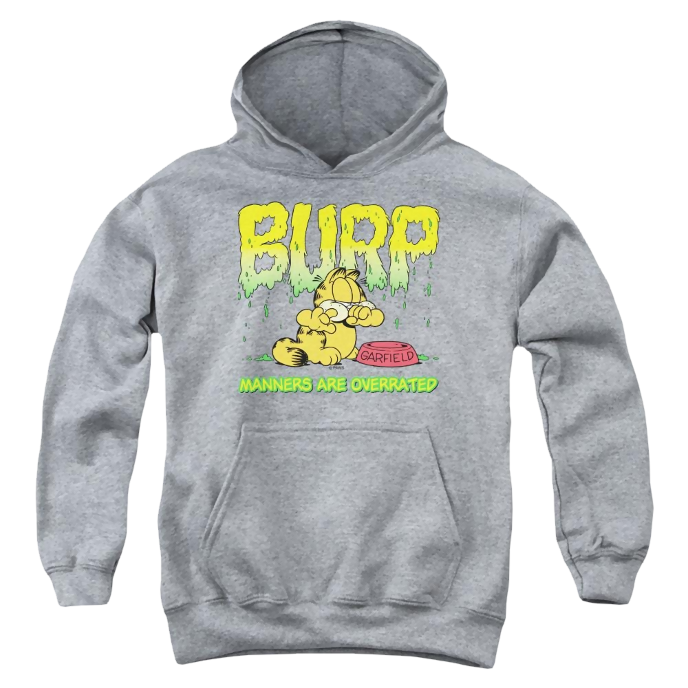 Garfield Manners - Youth Hoodie (Ages 8-12) Youth Hoodie (Ages 8-12) Garfield   