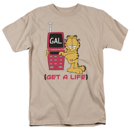 Garfield Get A Life - Men's Regular Fit T-Shirt Men's Regular Fit T-Shirt Garfield   