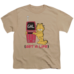 Garfield Get A Life - Youth T-Shirt (Ages 8-12) Youth T-Shirt (Ages 8-12) Garfield   