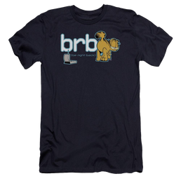 Garfield Be Right Back - Men's Premium Slim Fit T-Shirt Men's Premium Slim Fit T-Shirt Garfield   