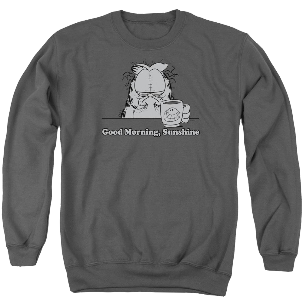 Garfield Good Morning Sunshine - Men's Crewneck Sweatshirt Men's Crewneck Sweatshirt Garfield   