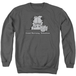 Garfield Good Morning Sunshine - Men's Crewneck Sweatshirt Men's Crewneck Sweatshirt Garfield   