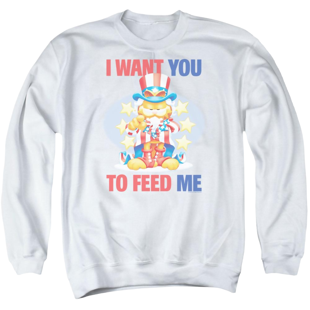 Garfield I Want You - Men's Crewneck Sweatshirt Men's Crewneck Sweatshirt Garfield   