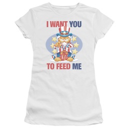 Garfield I Want You - Juniors T-Shirt Juniors T-Shirt Garfield   