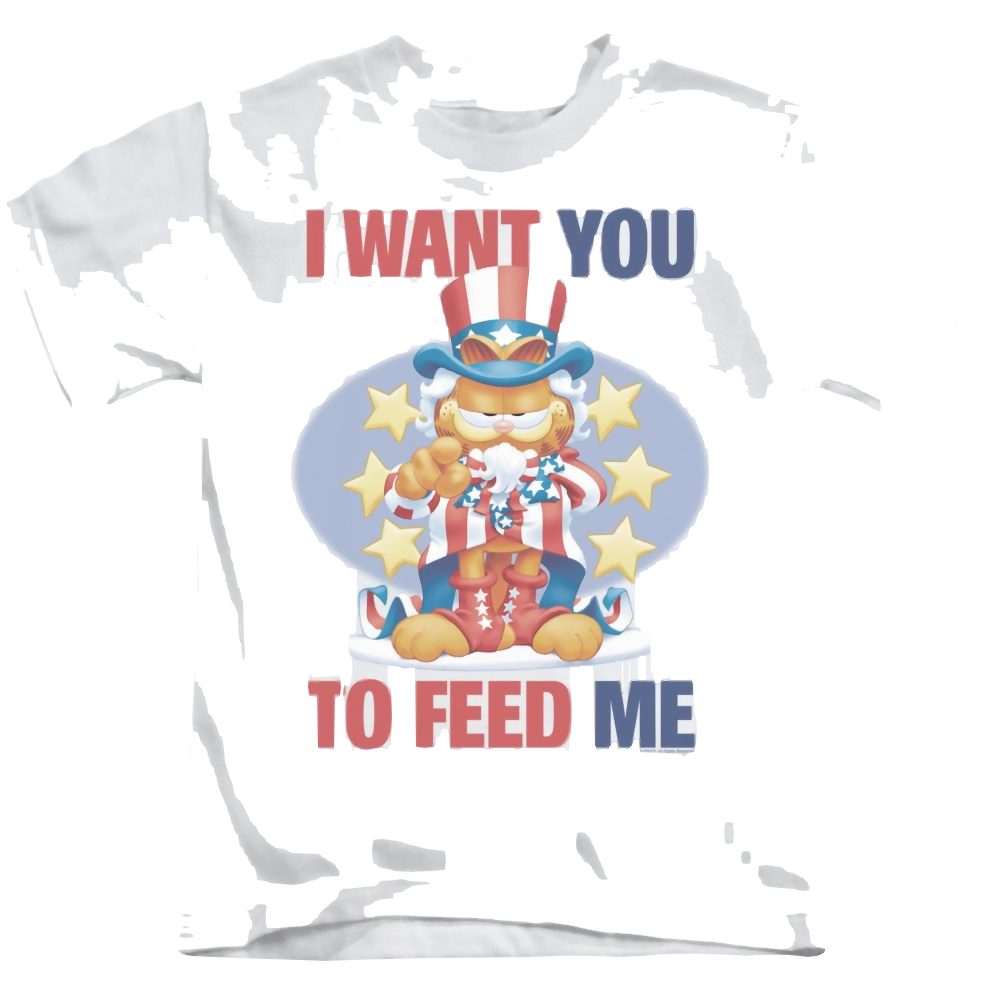 Garfield I Want You - Kid's T-Shirt (Ages 4-7) White Kid's T-Shirt (Ages 4-7) Garfield   