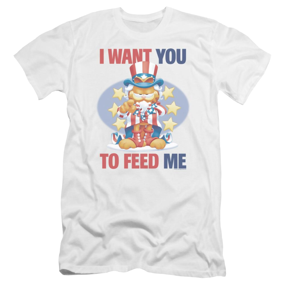 Garfield I Want You - Men's Premium Slim Fit T-Shirt Men's Premium Slim Fit T-Shirt Garfield   