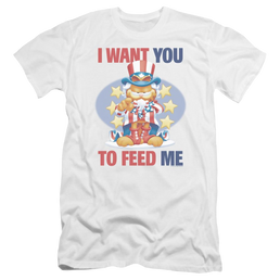 Garfield I Want You - Men's Premium Slim Fit T-Shirt Men's Premium Slim Fit T-Shirt Garfield   