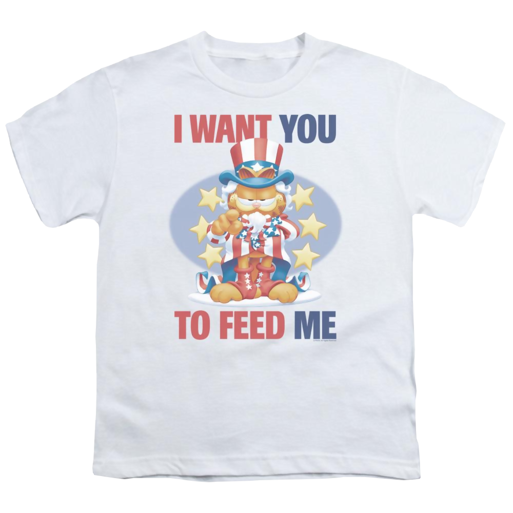 Garfield I Want You - Youth T-Shirt Youth T-Shirt (Ages 8-12) Garfield   