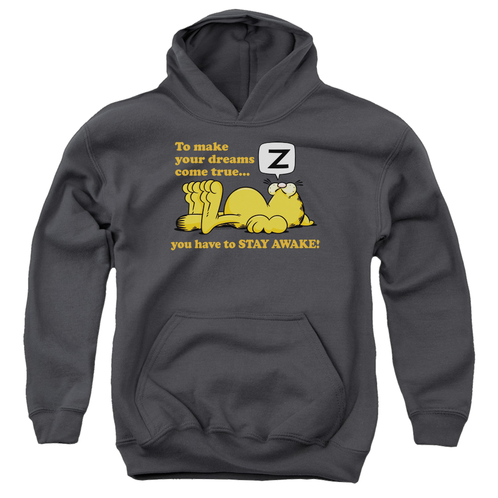 Garfield Stay Awake - Youth Hoodie (Ages 8-12) Youth Hoodie (Ages 8-12) Garfield   