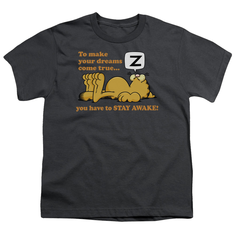 Garfield Stay Awake - Youth T-Shirt (Ages 8-12) Youth T-Shirt (Ages 8-12) Garfield   