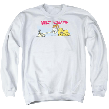 Garfield Annoy Someone - Men's Crewneck Sweatshirt Men's Crewneck Sweatshirt Garfield   