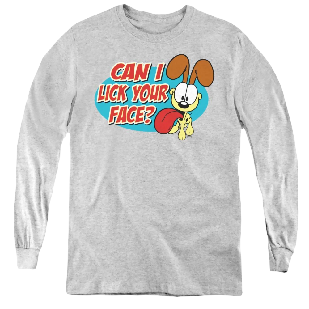 Garfield Question - Youth Long Sleeve T-Shirt Youth Long Sleeve T-Shirt Garfield   