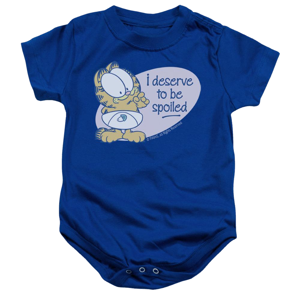 Garfield Deserve To Be Spoiled - Baby Bodysuit Baby Bodysuit Garfield   