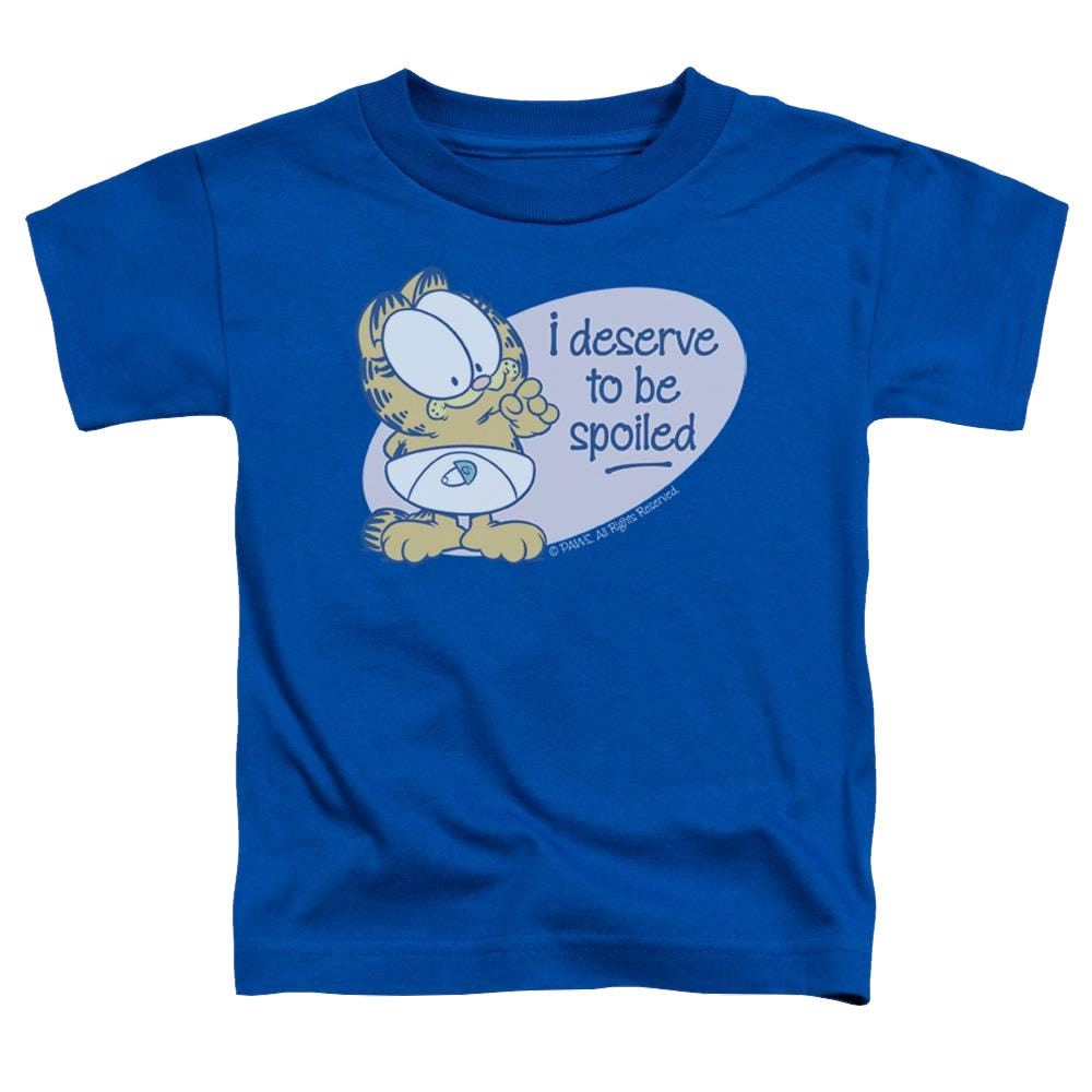 Garfield Deserve To Be Spoiled - Toddler T-Shirt Toddler T-Shirt Garfield   