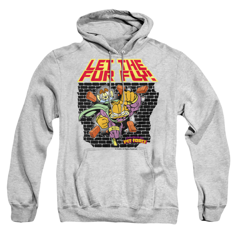 Garfield Let The Fur Fly - Pullover Hoodie Pullover Hoodie Garfield   