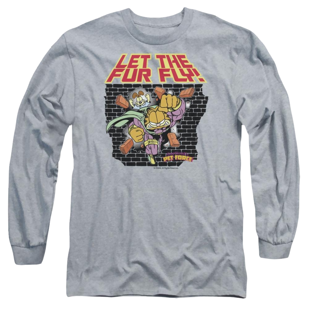 Garfield Let The Fur Fly - Men's Long Sleeve T-Shirt Men's Long Sleeve T-Shirt Garfield   