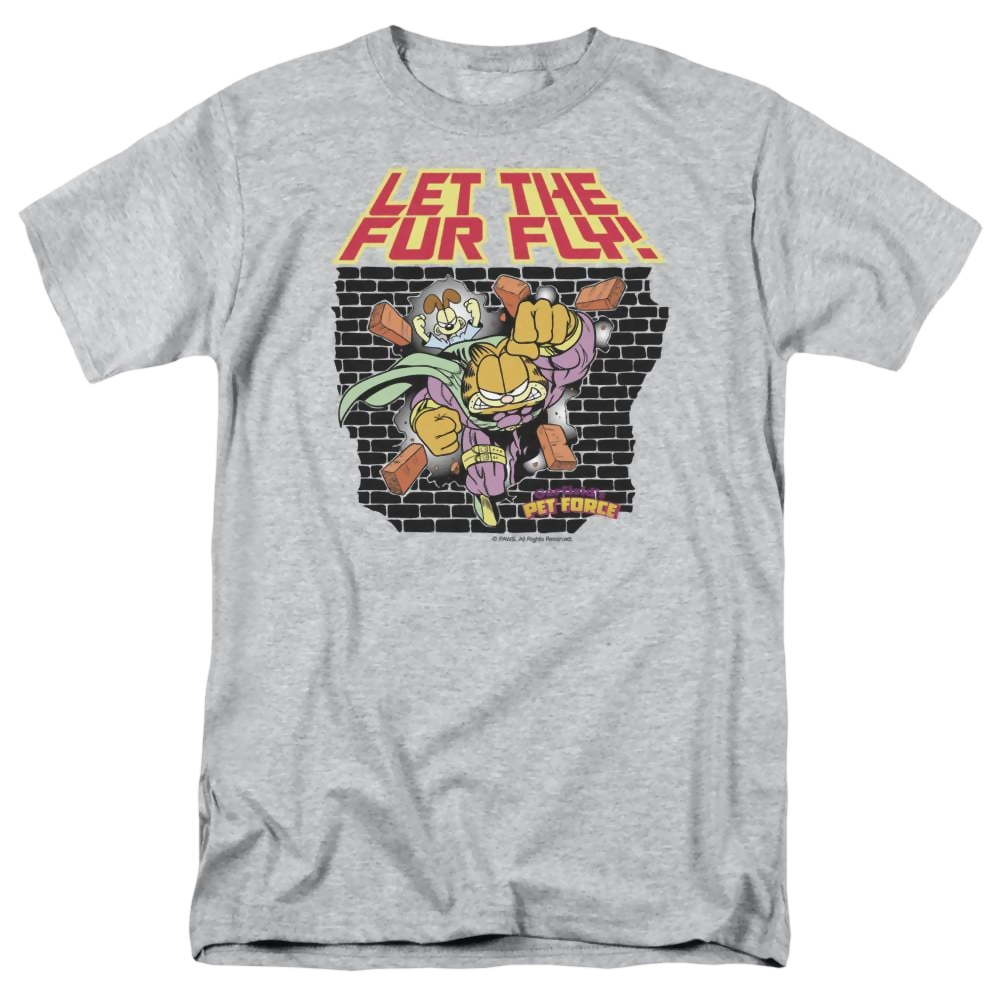 Garfield Let The Fur Fly - Men's Regular Fit T-Shirt Men's Regular Fit T-Shirt Garfield   