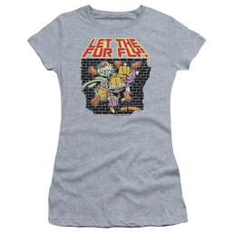 Garfield Let The Fur Fly - Juniors T-Shirt Juniors T-Shirt Garfield   
