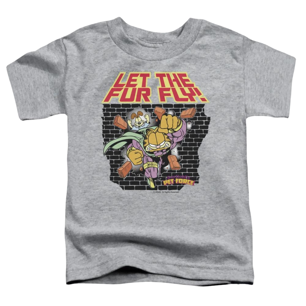Garfield Let The Fur Fly - Toddler T-Shirt Toddler T-Shirt Garfield   
