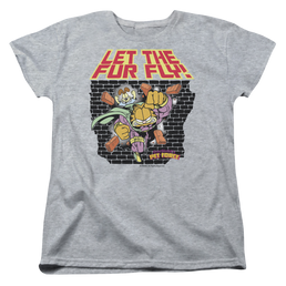 Garfield Let The Fur Fly - Women's T-Shirt Women's T-Shirt Garfield   