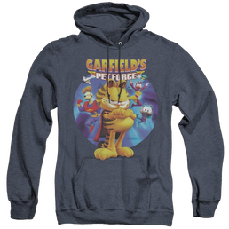 Garfield Dvd Art - Heather Pullover Hoodie Heather Pullover Hoodie Garfield   