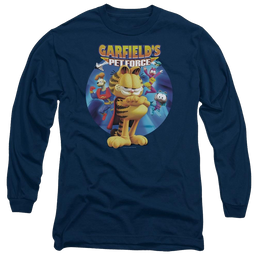 Garfield Dvd Art - Men's Long Sleeve T-Shirt Men's Long Sleeve T-Shirt Garfield   