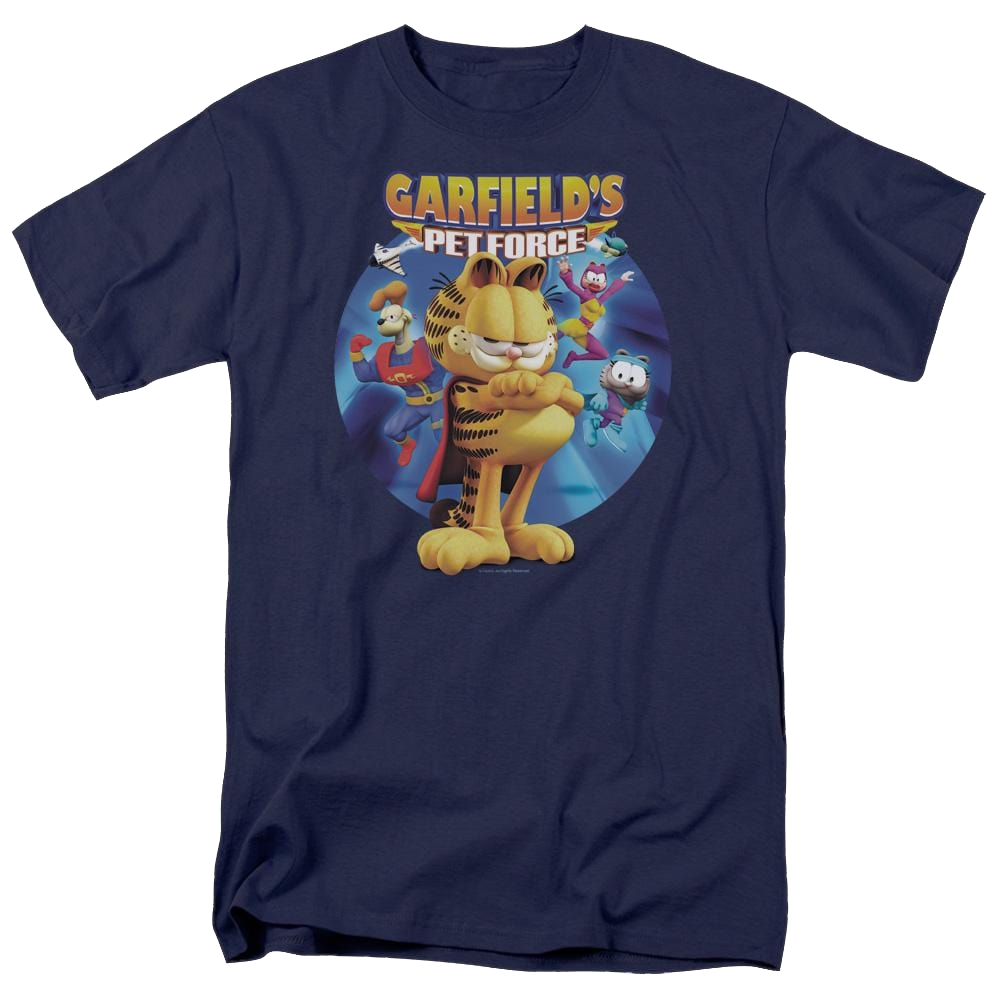 Garfield Dvd Art - Men's Regular Fit T-Shirt Men's Regular Fit T-Shirt Garfield   